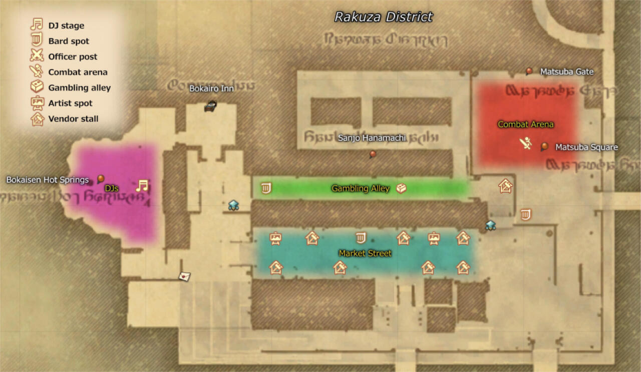 Popoto Street Fanfest Map