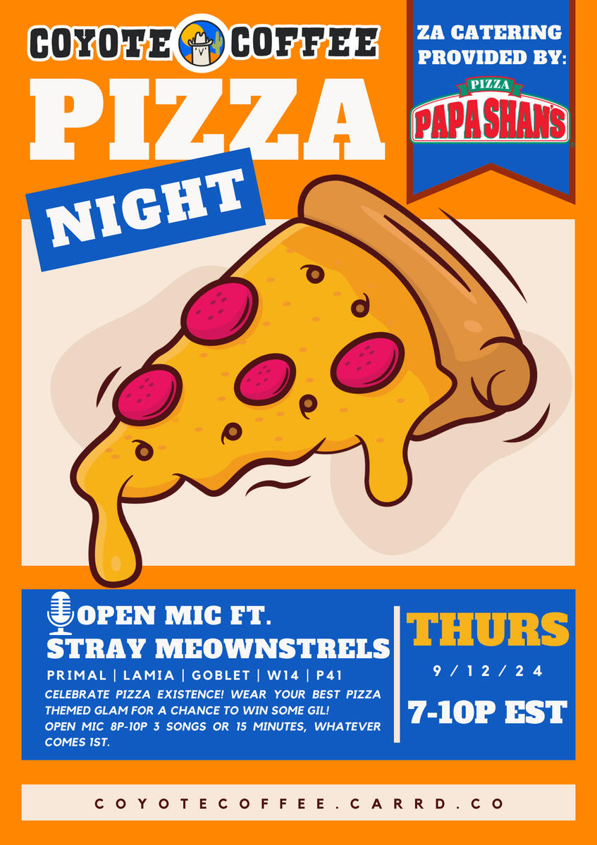 Coyote Cafe - Pizza Night